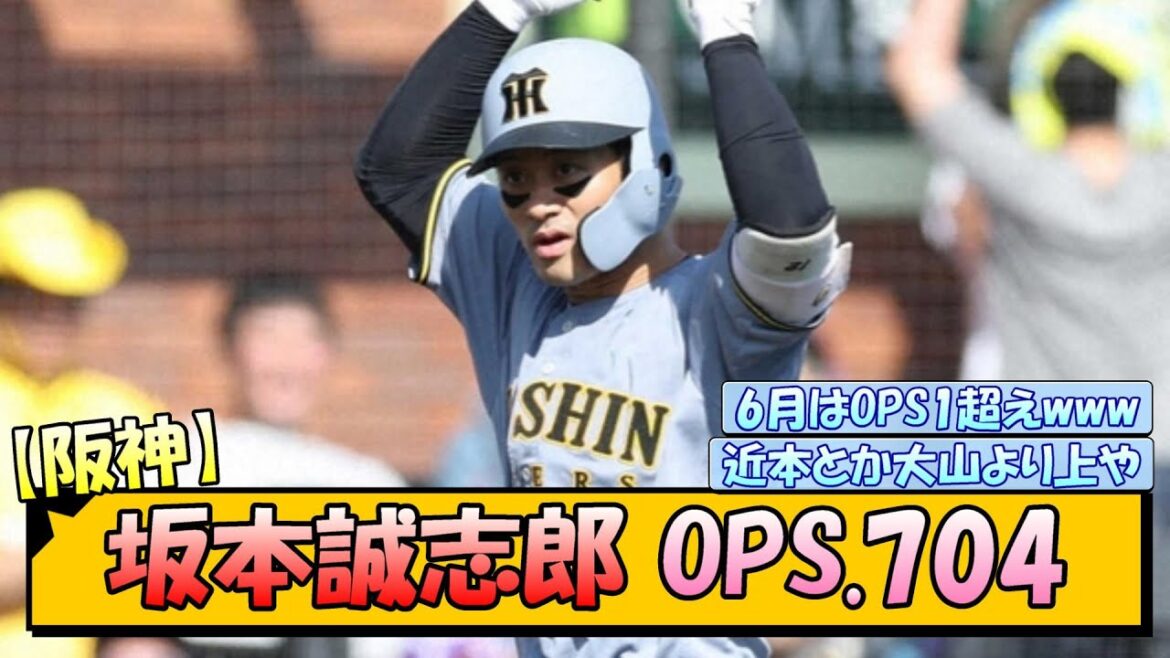 【阪神】坂本誠志郎 OPS.704←これ