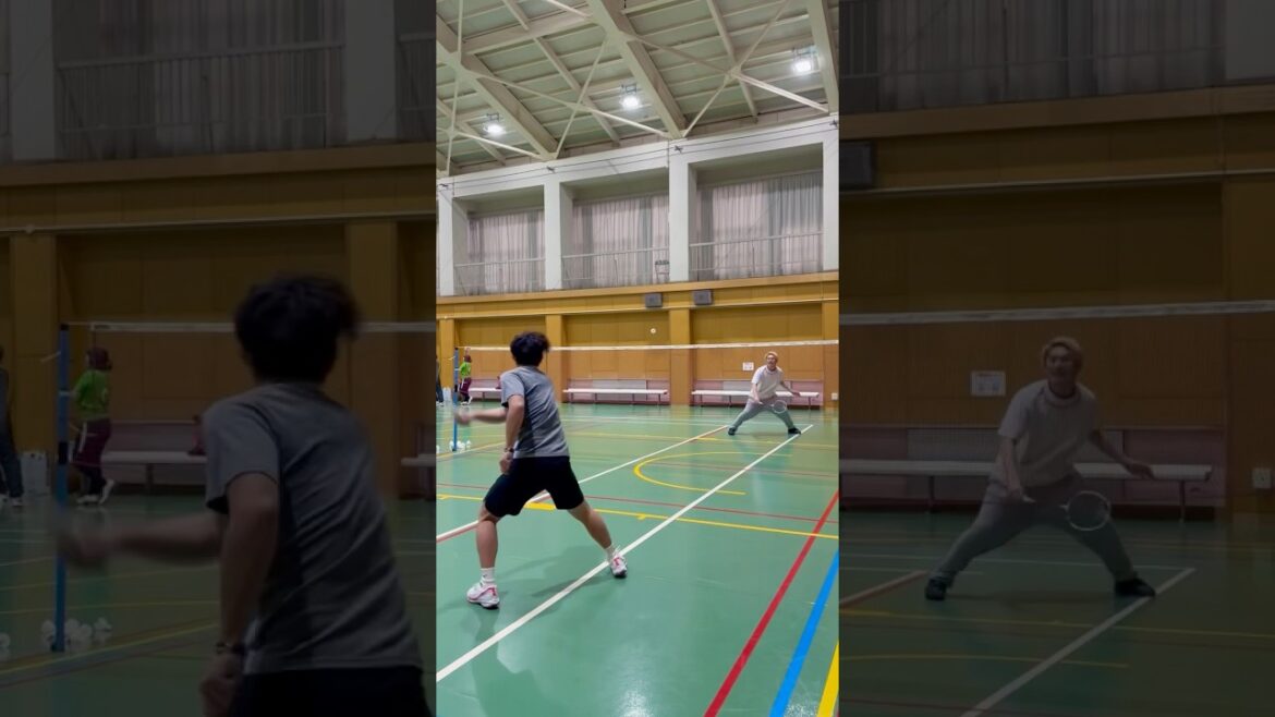 【衝撃】あなたも必ず2度見する！元日本一位の神業フェイント #バドミントン