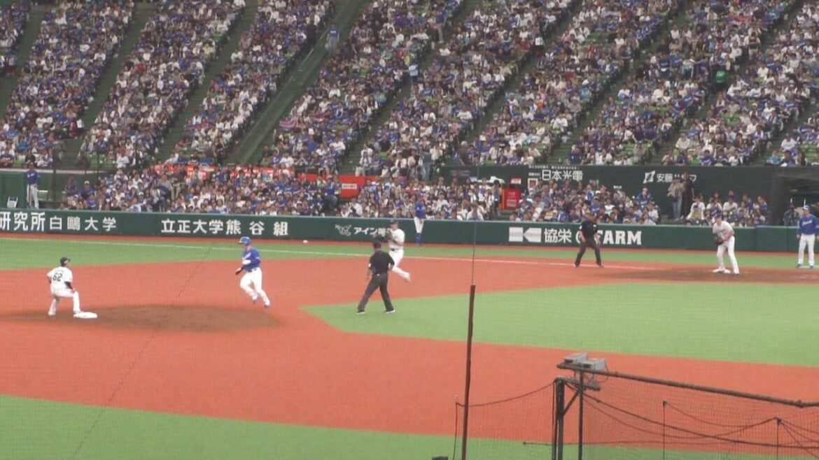 西武 元山飛優 ナイスプレー　西武 vs 中日　2025年6月15日(日)　ベルーナドーム交流戦