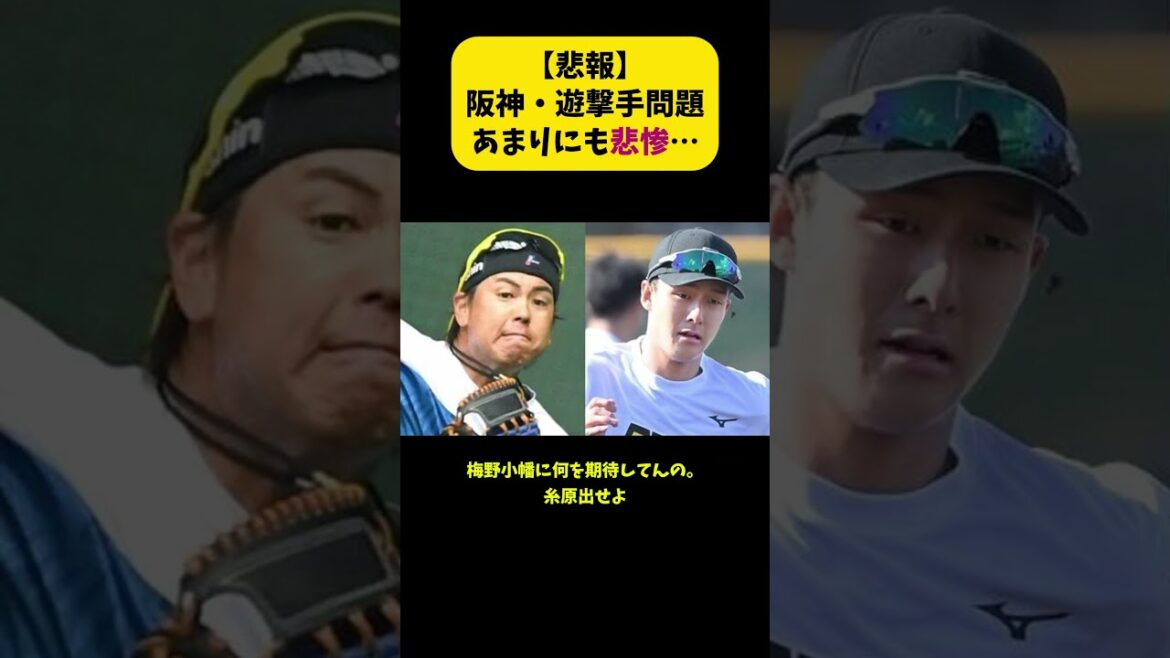 【悲報】ショート新候補は〇〇選手でええやろ…阪神・遊撃手問題あまりにも悲惨…