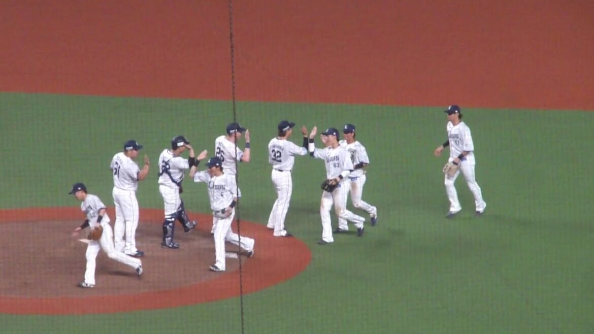 埼玉西武ライオンズ 平良海馬が糸原健斗を見逃し三振に抑え試合終了　西武 4 - 1 阪神　2025年6月12日(木)　ベルーナドーム交流戦