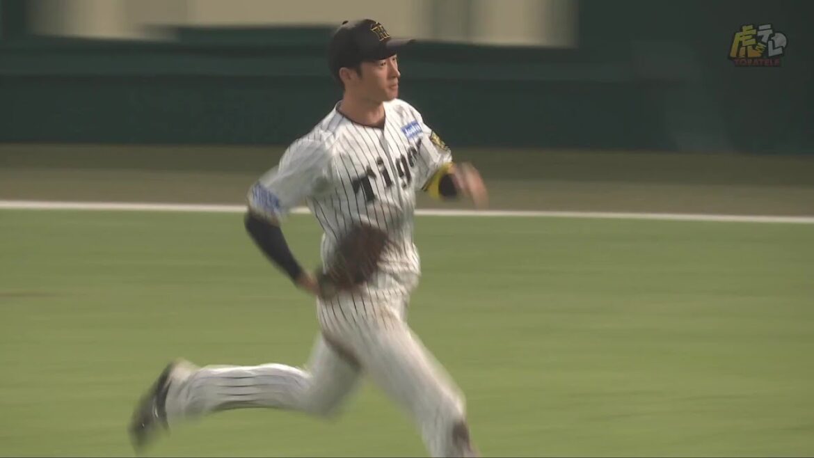 【ビッグプレイ】5回表、 #近本光司 選手がセンター右のフライをランニングキャッチ！ファインプレー！【2025/6/17 Ｔ－Ｍ】