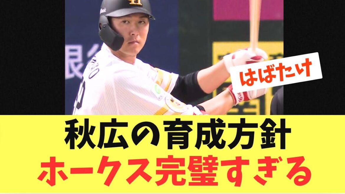 【ロマン】秋広の育成方針!ホークス完璧すぎる方針 【ロマン】秋広の育成方針!ホークス完璧すぎる方針