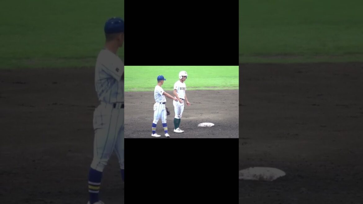 当たった…か？ランナー戻される…  関東大会　健大高崎vs専大松戸　#高校野球 #健大高崎 #専大松戸 #盗塁 #死球