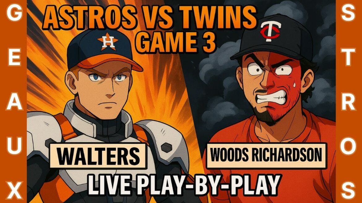 Houston Astros vs Minnesota Twins LIVE Play-by-Play GAME 3 June 15th 2025
