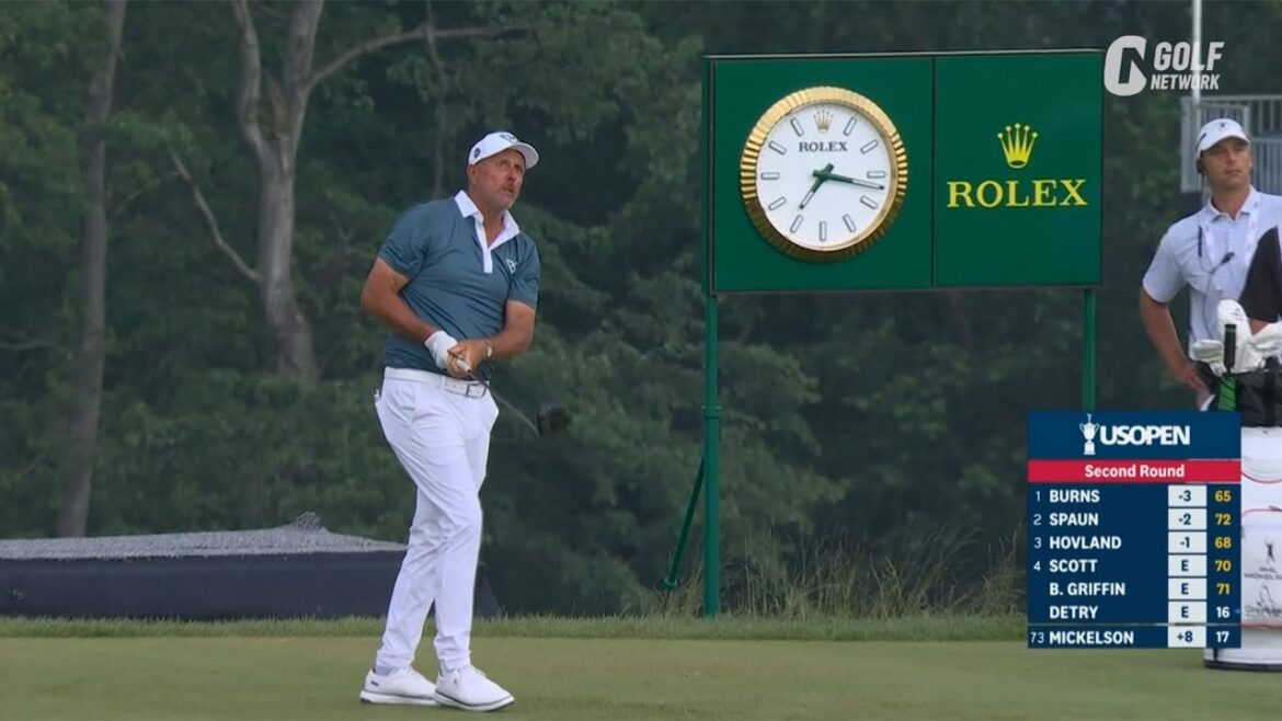 【全米OP25】これが最後の全米オープン？54歳ミケルソン、18番ビッグドライブからバーディ狙うもパーセーブで1打届かず予選落ち