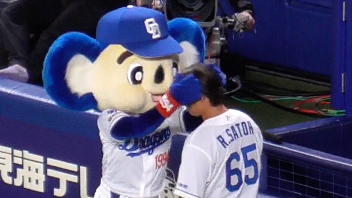 佐藤龍世　ドアラに遭遇する　その後ドアラは岡林勇希へ　中日ドラゴンズVSオリックス・バファローズ　2025/06/17