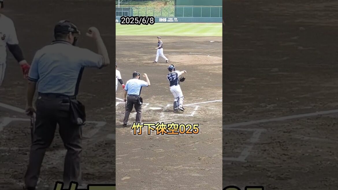 【GIANTS】 #竹下徠空 選手025のバッティング #shorts #巨人 #ジャイアンツ #プロ野球