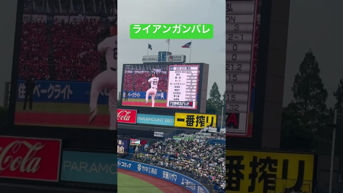 小川泰弘選手がんばれ！ヤクルトスワローズ