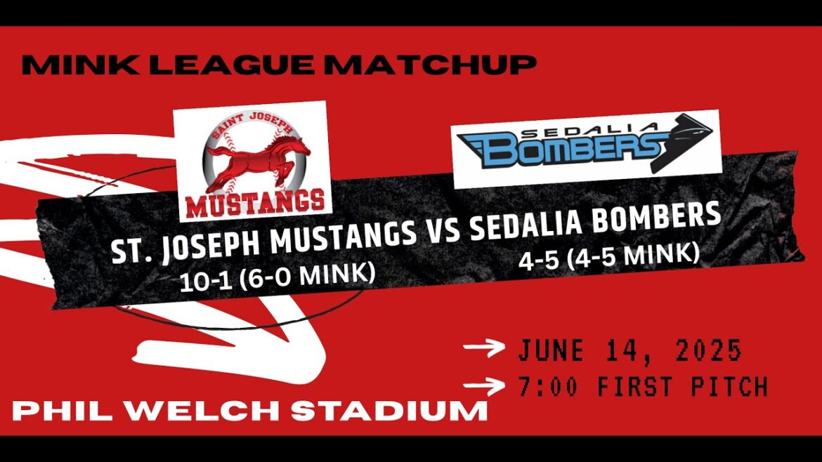 St. Joseph Mustangs vs Sedalia Bombers: June 14th 2025