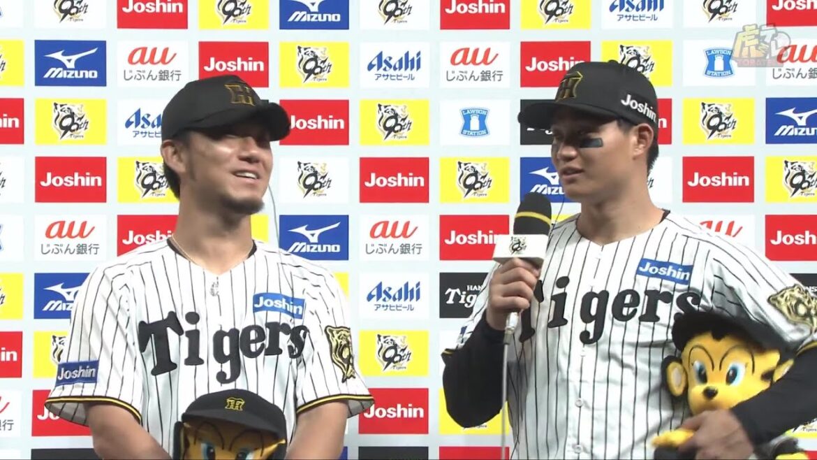 【#伊藤将司 選手、 #森下翔太 選手のヒーローインタビュー、#藤川球児 監督インタビュー】 6月18日(水) 阪神vsロッテ（甲子園)