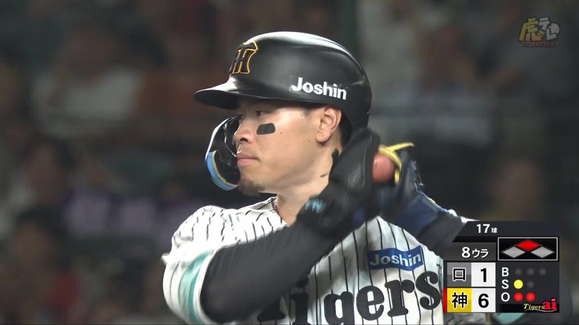【撃破】8回裏 #佐藤輝明 選手のセンターバックスクリーン左へ第19号ツーランホームラン！【2025/6/18Ｔ－Ｍ】