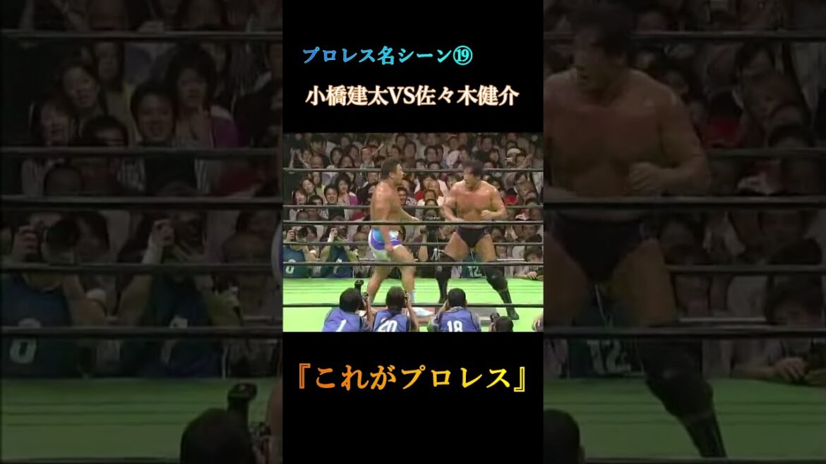 【プロレス名シーン⑲】小橋建太VS佐々木健介『これがプロレスだ！』 #プロレス魂