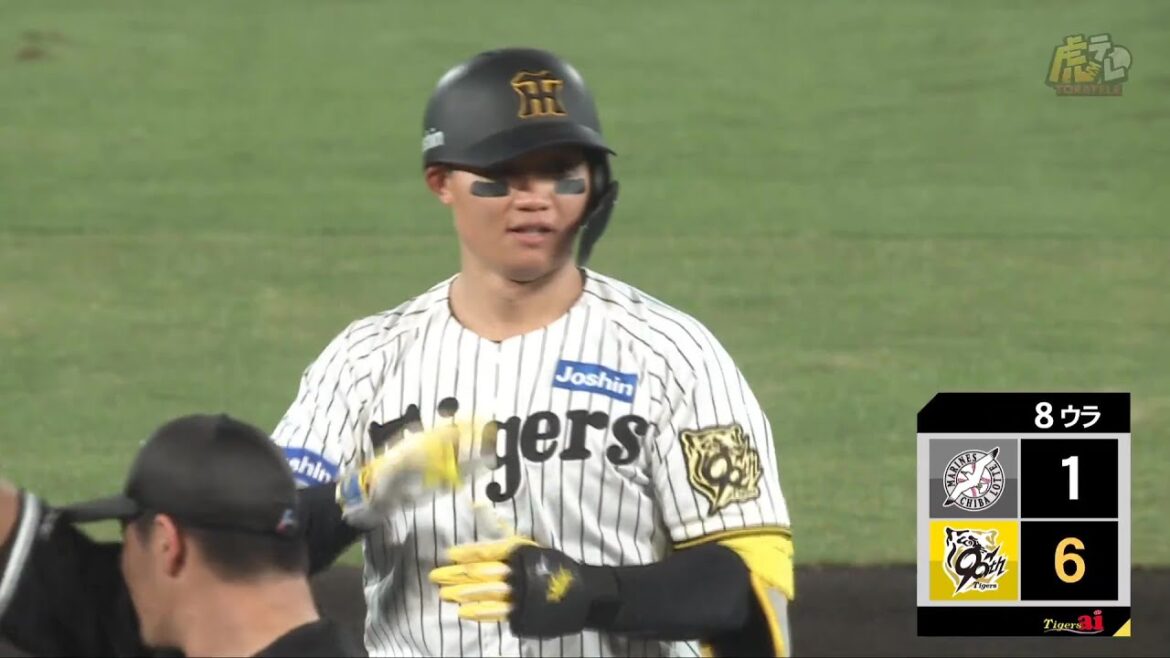 【止まらない猛攻】8回裏 #森下翔太 選手の左中間タイムリーツーベースヒット！【2025/6/18Ｔ－Ｍ】
