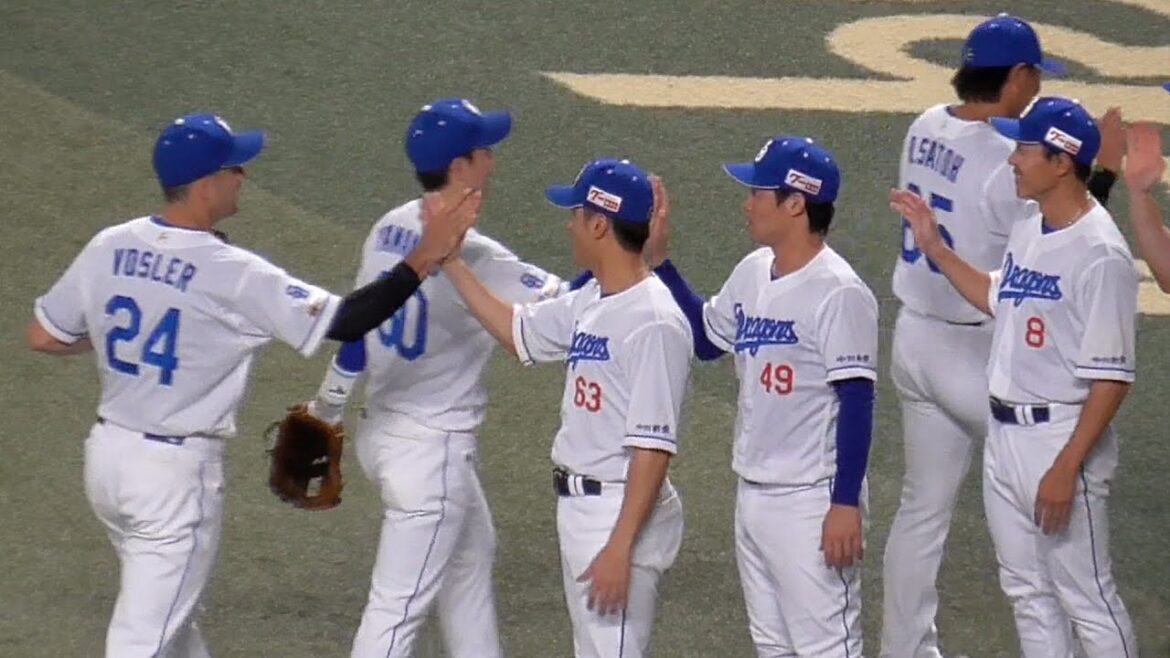 勝利の瞬間のドラゴンズベンチ　連敗ストップ　中日ドラゴンズVSオリックス・バファローズ　2025/06/18