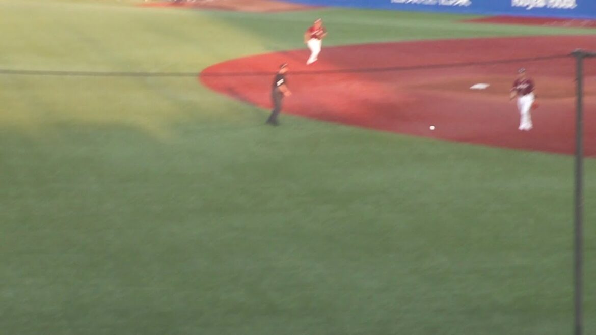 ヤクルト 武岡龍世 ツーベースヒット　ヤクルト vs 楽天　2025年6月18日(水)　神宮球場交流戦