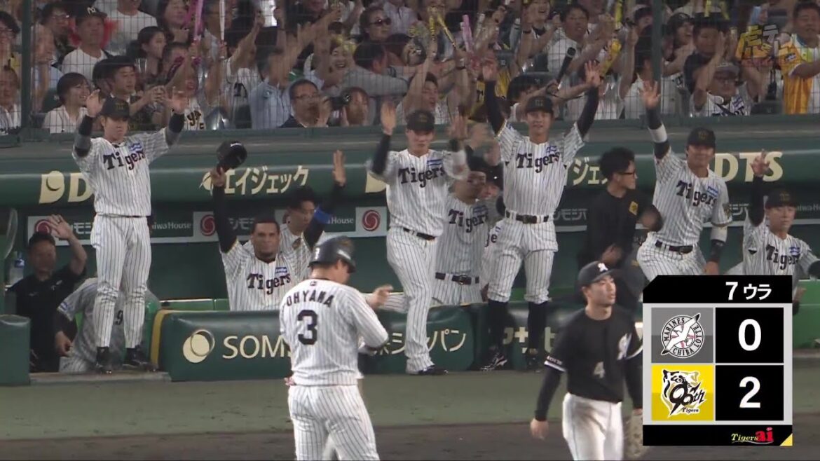 【追加点】7回裏 #大山悠輔 選手のセンタータイムリーヒットで2点目！【2025/6/19Ｔ－Ｍ】