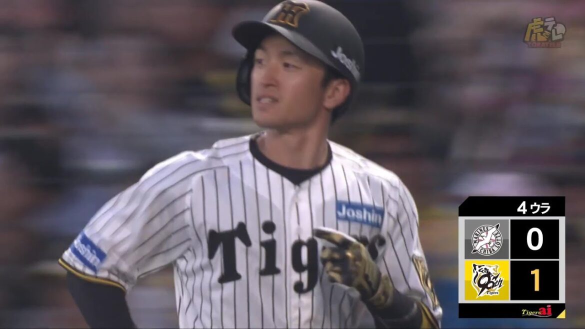 【飛距離十分】4回裏 #近本光司 選手のレフト犠牲フライで先制！【2025/6/19Ｔ－Ｍ】