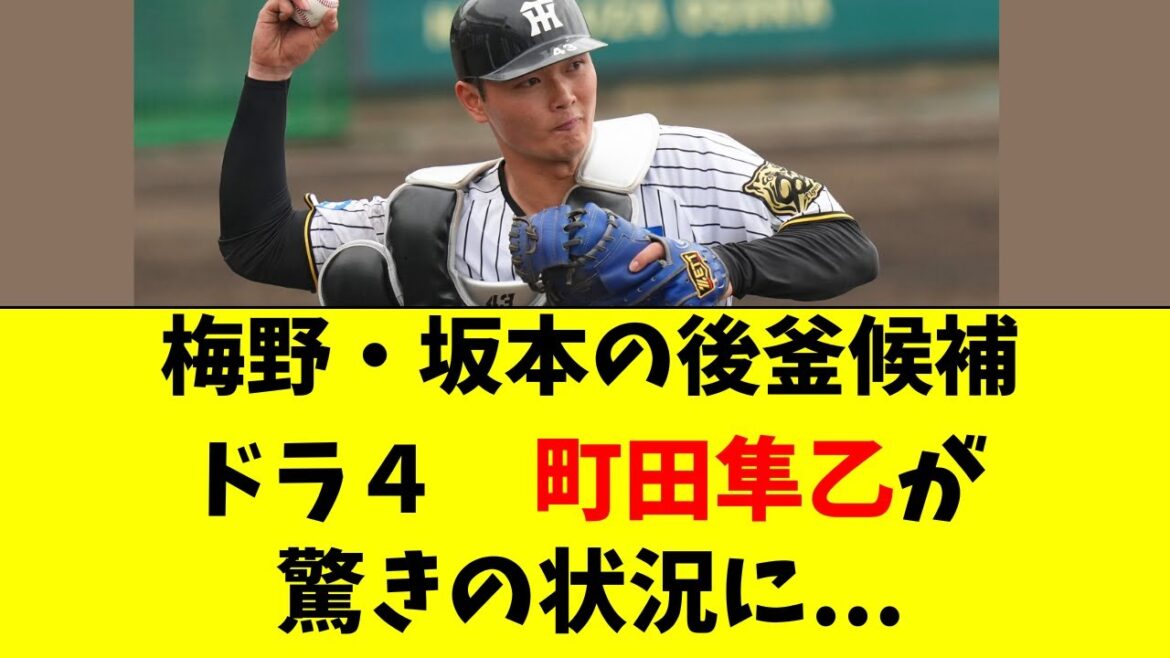 【阪神】梅野・坂本の後継者候補、ドラ4町田の驚きの現状 【阪神】梅野・坂本の後継者候補、ドラ4町田の驚きの現状