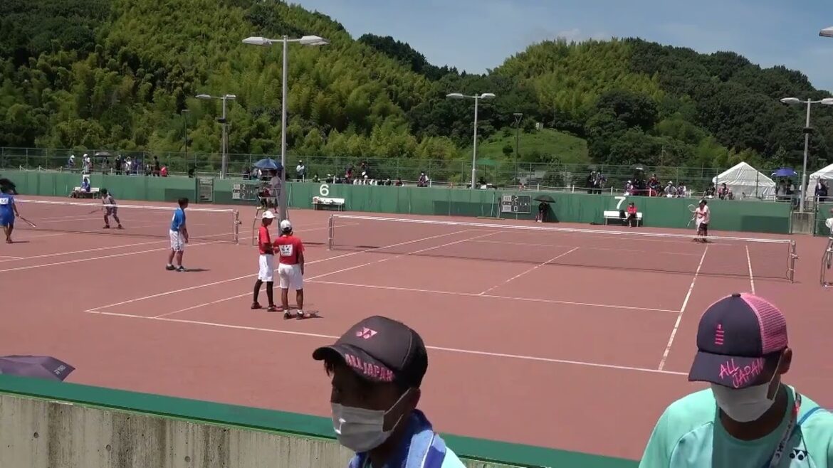 2022年IH ソフトテニス 男子個人 2回戦 里凌輝・脇田隆秀 鹿児島商(鹿児島) vs 柏木海頼・吉田華浬 徳島科学技術(徳島)