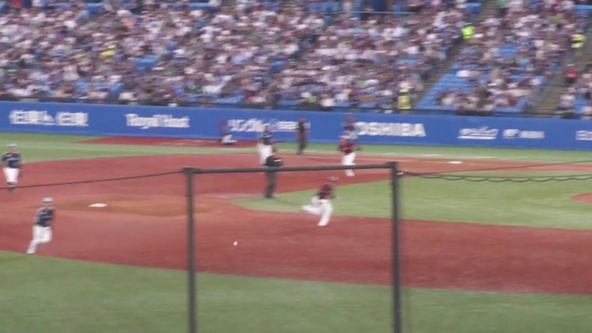 楽天 浅村栄斗 先制のタイムリーヒット　ヤクルト vs 楽天　2025年6月18日(水)　神宮球場交流戦