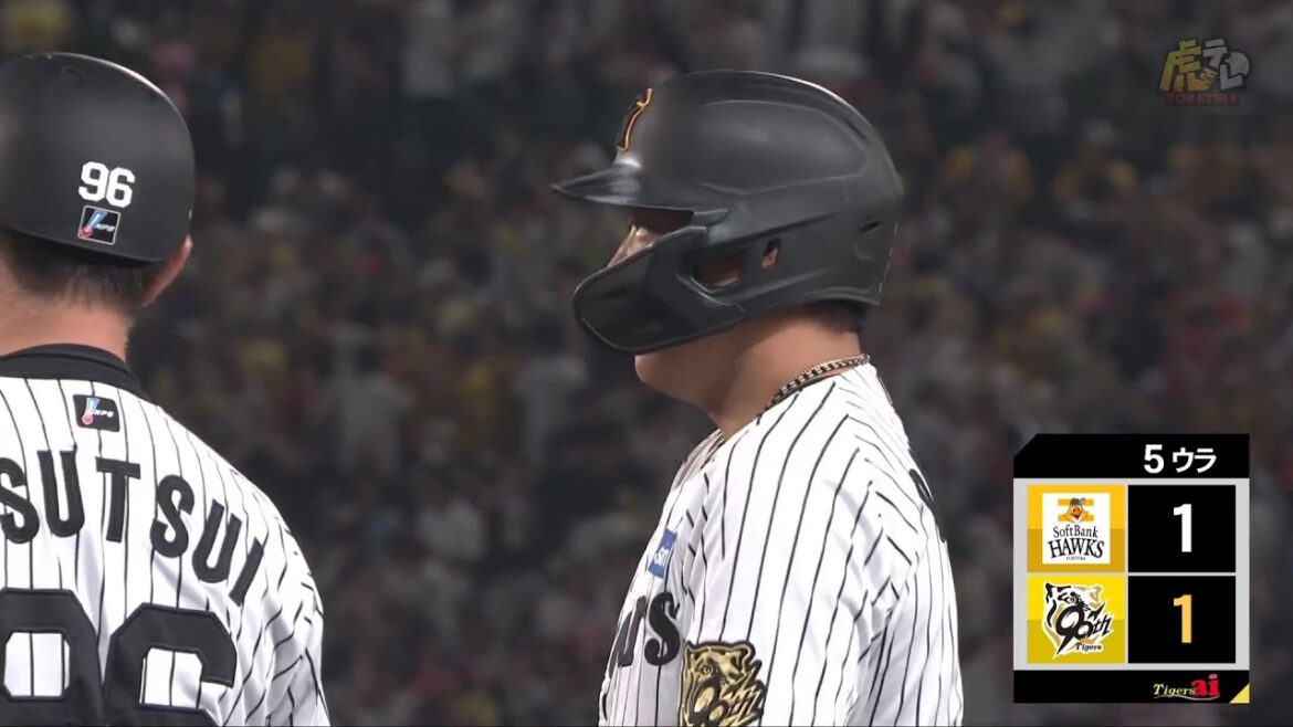 【巧打好走塁】5回裏 #大山悠輔 選手のセンター同点タイムリーヒット！#近本光司 選手の好走塁も光る！【2025/6/20Ｔ－Ｈ】