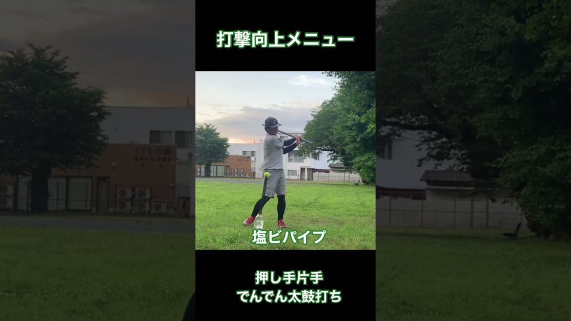 打撃向上ドリル 押し手片手 でんでん太鼓スイング 塩ビパイプ 打撃向上ドリル 押し手片手 でんでん太鼓スイング 塩ビパイプ