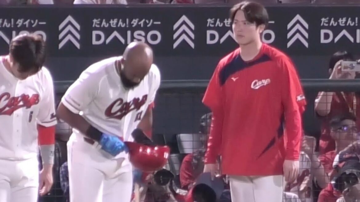 広島カープ借金１で4位となった瞬間...責任を一身に背負い挨拶をする森下暢仁！広島東洋カープvs東北楽天ゴールデンイーグルス 2025年6月20日