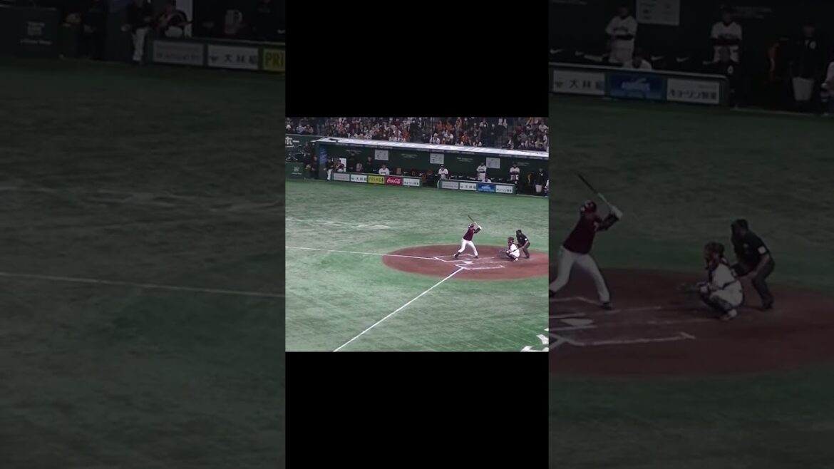 バルドナード 辰己涼介をズバッと見逃し三振【 読売ジャイアンツ対 楽天ゴールデンイーグルス2024年3月23日】 #バルドナード