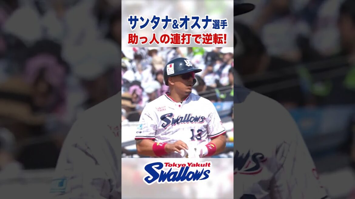 サンタナ&オスナ選手 助っ人の連打で逆転！  #swallows #サンタナ #オスナ #shorts