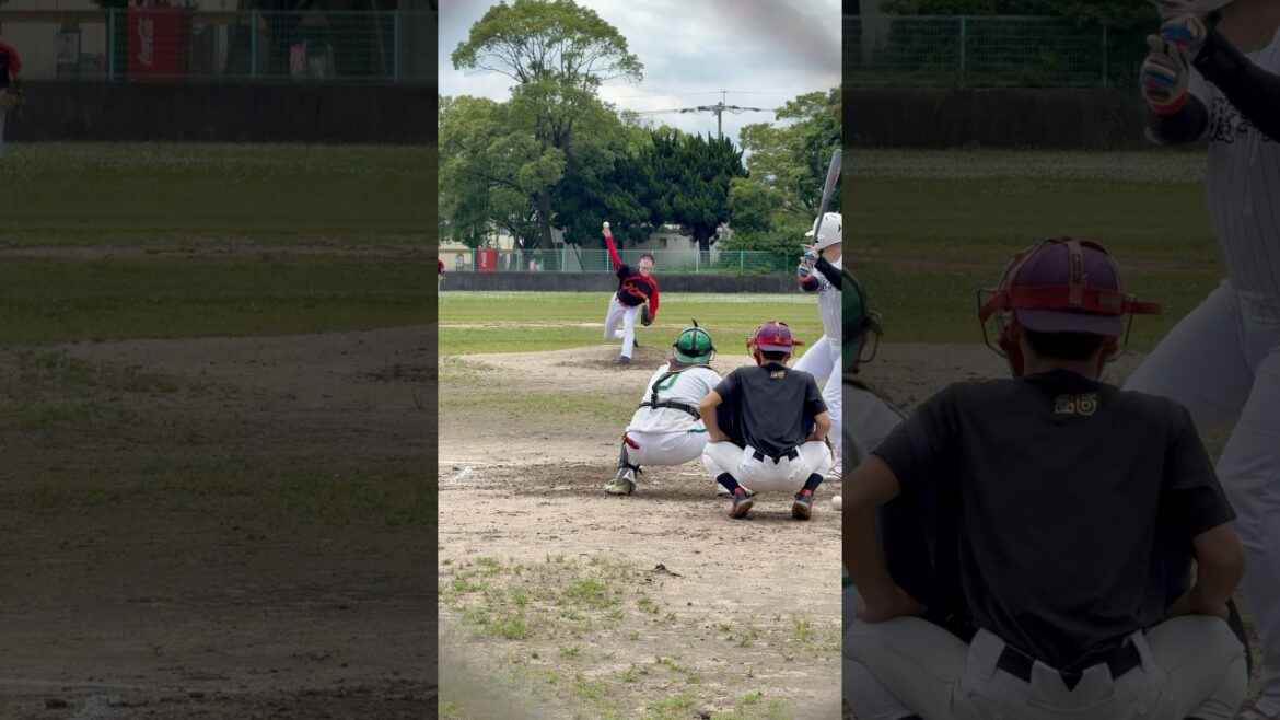 これをずっと決めたい⚾️ #草野球 #野球 #ピッチング