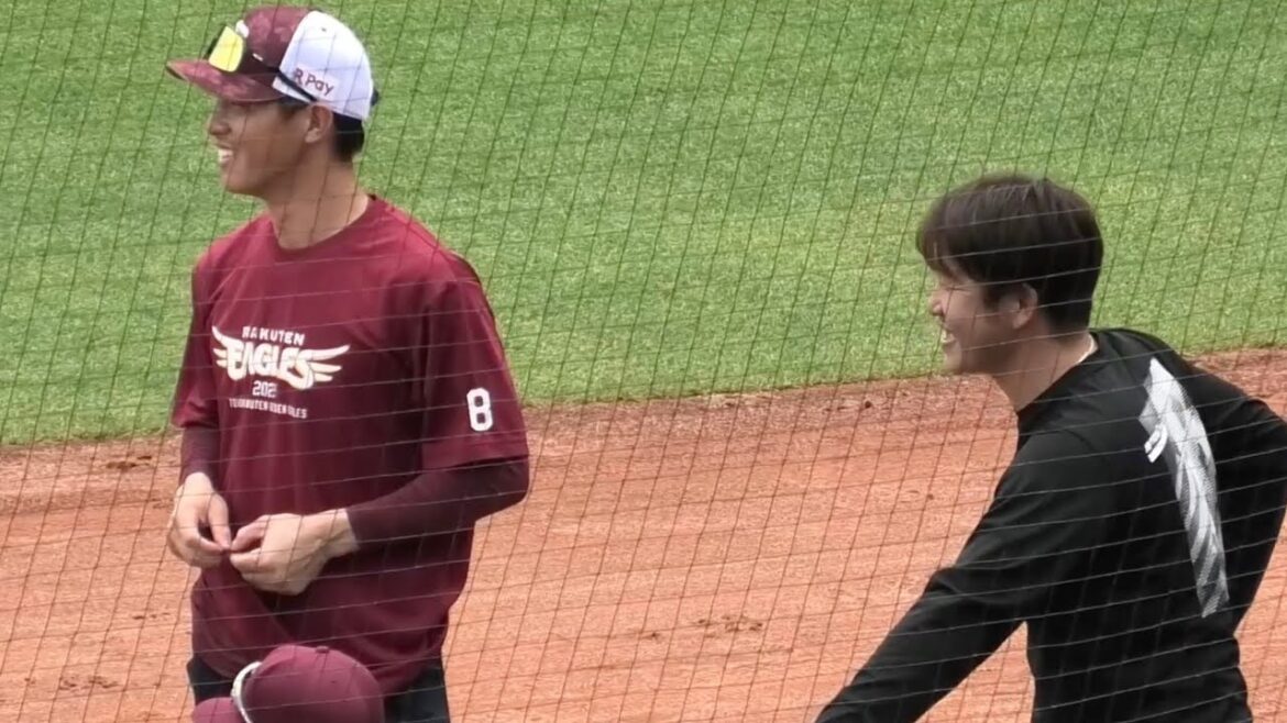 兵庫県出身ゆかりのある小園海斗と辰巳涼介が談笑！広島東洋カープvs東北楽天ゴールデンイーグルス 2025年6月21日