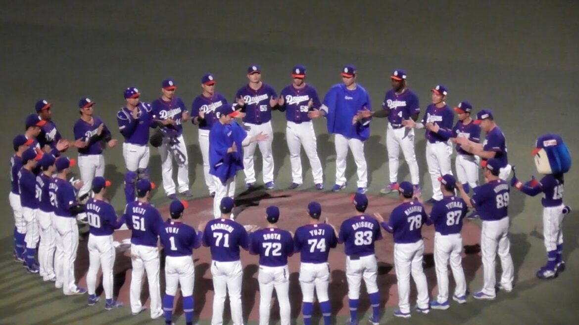 ドアラが撮影　松葉貴大が一丁締め　中日ドラゴンズVS北海道日本ハムファイターズ　2025/06/22