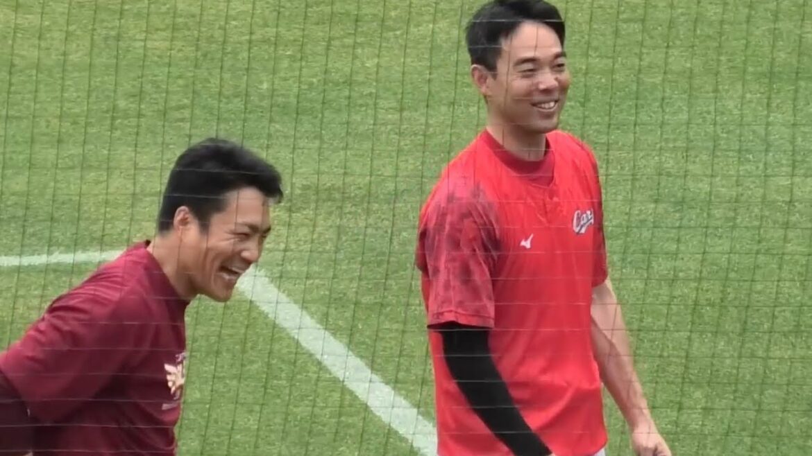 秋山翔吾が浅村選手、則本投手らと談笑！広島東洋カープvs東北楽天ゴールデンイーグルス 2025年6月21日