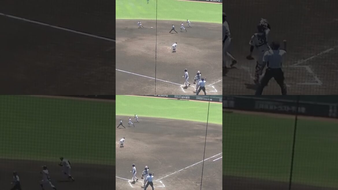舟越秀虎が盗塁決める（ 読売ジャイアンツ3軍 対 東海大 2024年8月12日）