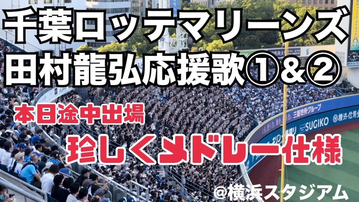 千葉ロッテマリーンズ　田村龍弘応援歌①&②