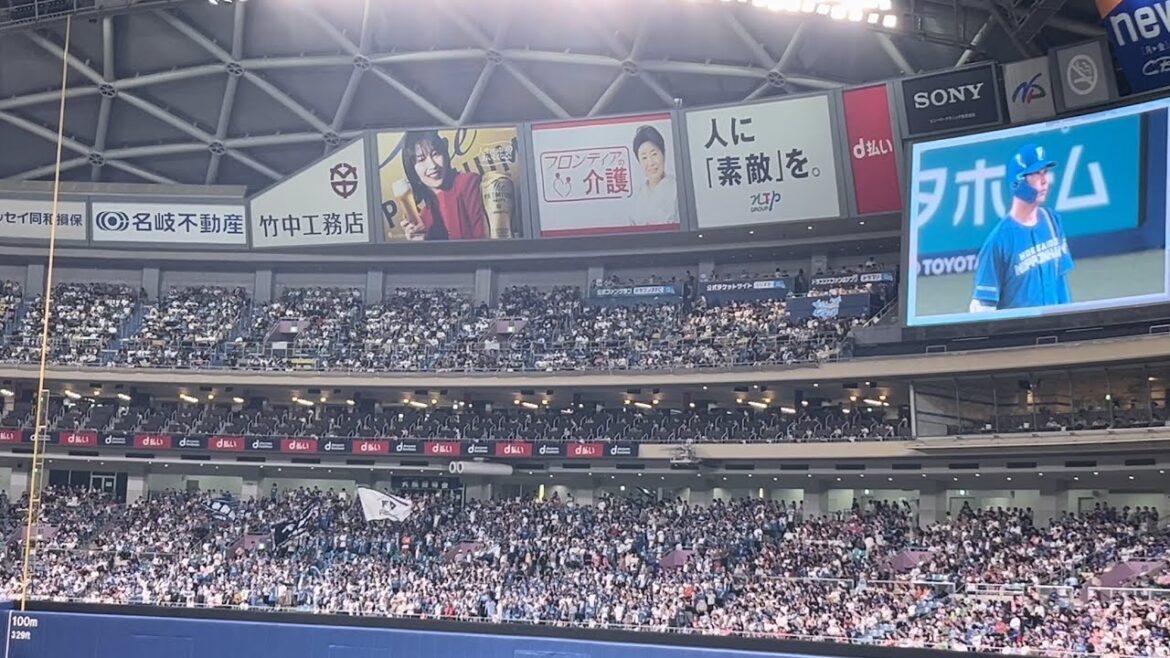 2025.6.21 北海道日本ハムファイターズ応援団がバンテリンドームナゴヤで大迫力な加藤貴之投手応援マジ凄い！