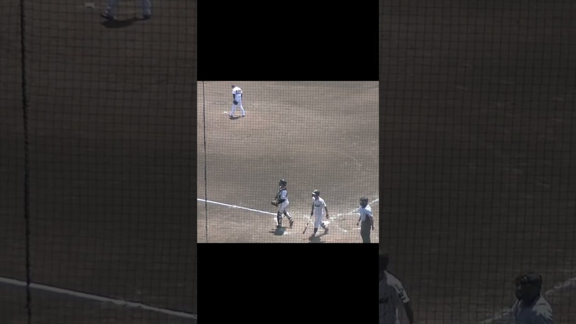 ズバッと三振とる戸田懐生（ 読売ジャイアンツ3軍 対 東海大 2024年8月12日）