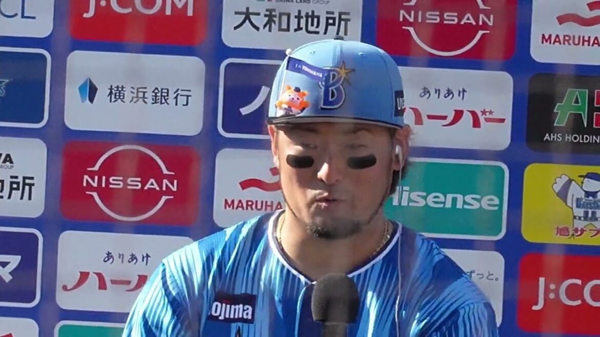 【3連発3人目】戸柱恭孝選手、ヒーローインタビュー(2025.6.21/横浜スタジアム）