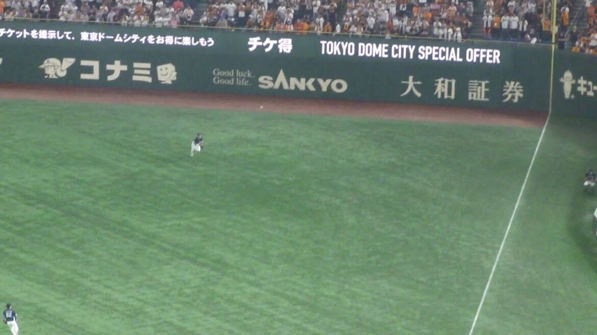 西武 長谷川信哉 ファインプレー　巨人 vs 西武　2025年6月22日(日)　東京ドーム交流戦