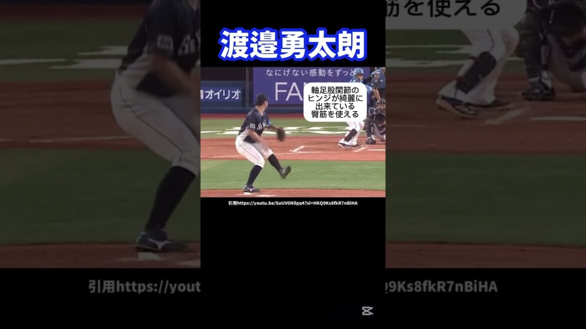 西武渡邉勇太朗のピッチングフォーム解説#プロ野球#西武ライオンズ#球速アップ