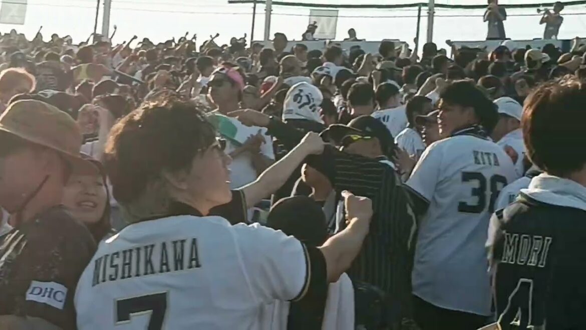 2025.6.22 神宮球場　オリックス東京応援団とファンの勝利の二次会