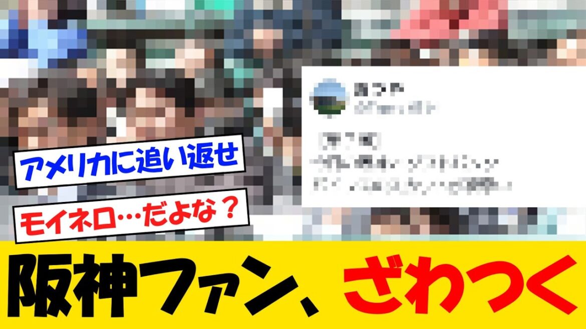 阪神ファンさん、あの球団を見てざわつく・・・【野球情報】【2ch 5ch】【なんJ なんG反応】【野球スレ】 阪神ファンさん、あの球団を見てざわつく・・・【野球情報】【2ch 5ch】【なんJ なんG反応】【野球スレ】