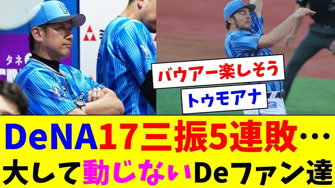 DeNA17三振5連敗…大して動じないDeファン達