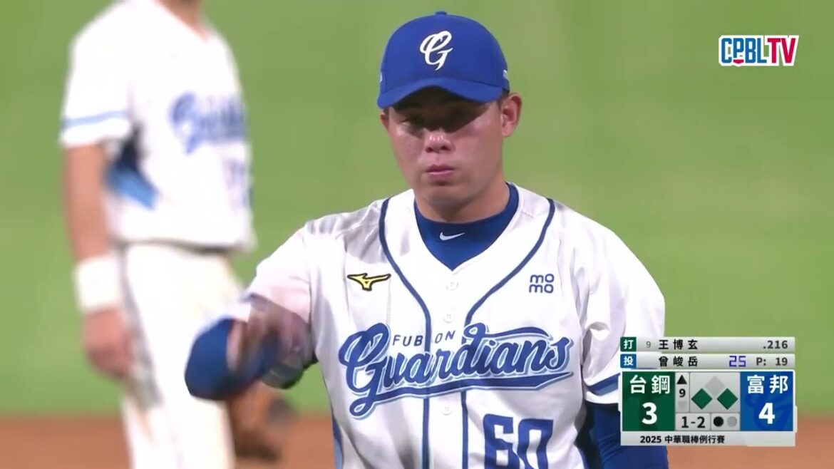 05/14 台鋼 VS 富邦 九局上，王柏融把握滿壘機會，敲出一支帶有兩分打點的安打，將比數超前