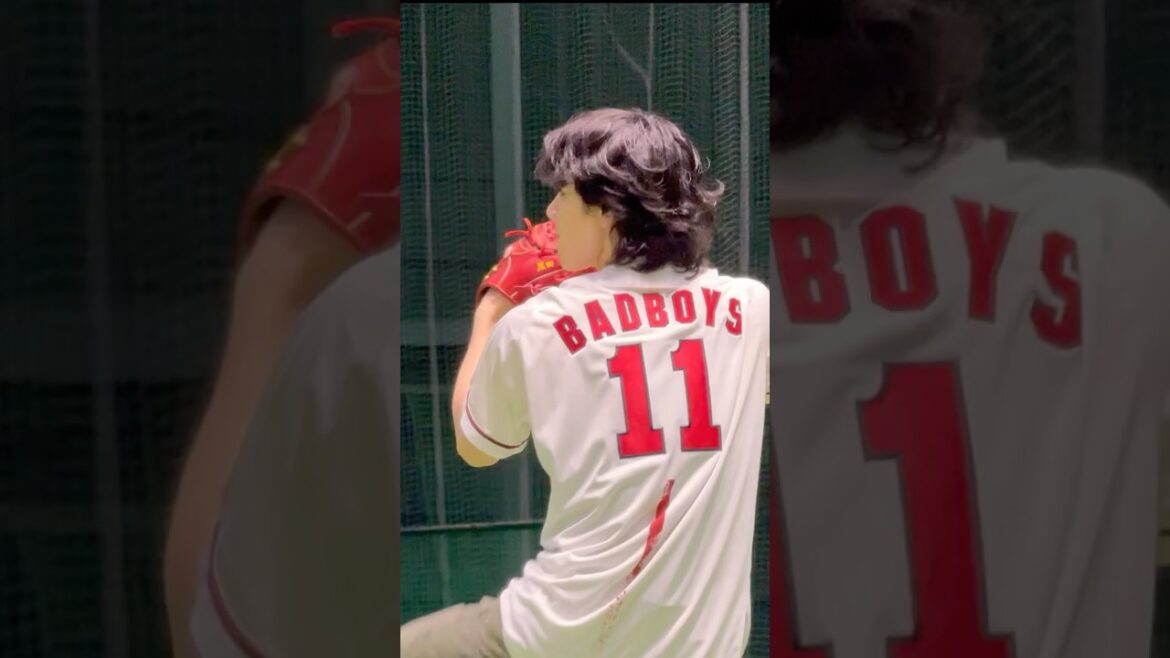 広島東洋カープ VS 読売ジャイアンツ 始球式 Short Behind #JO1 #Be_brave #映画BADBOYS #豆原一成