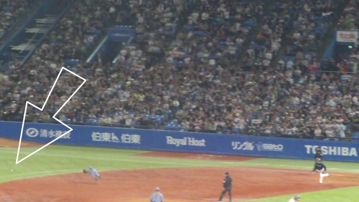 ヤクルト 西川遥輝 勝越しタイムリーヒット　ヤクルト vs  阪神　2025年4月17日(木) 神宮球場