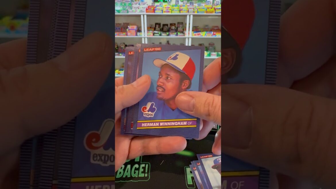 1986 リーフ ベースボール パック #junkwaxsal #hotgarbage #junkwax #86leaf #packopening