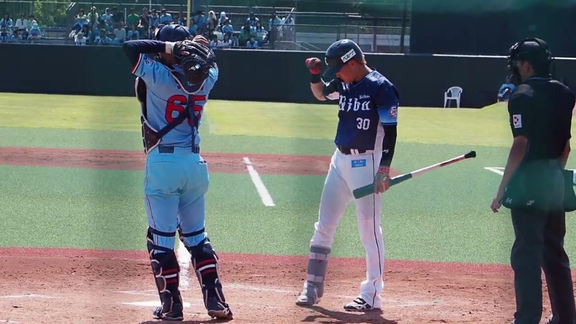 【犠飛】2024.05.25 東京ヤクルト-埼玉西武(ヤクルト戸田) 元山飛優 打席シーン