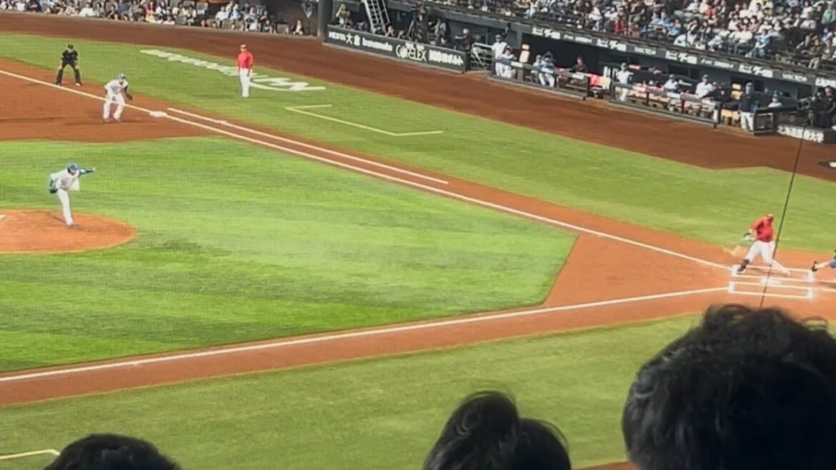 【現地映像】6/15 坂倉将吾2点タイムリーツーベースの瞬間